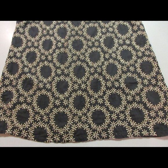 Anthropologie tank by HWR navy w/metallic threads Large - Picture 5 of 7